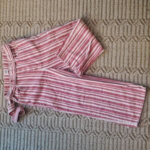 BDG urban outfitters size 29 baggy striped crop pants